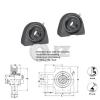 2x 1/2 in Take Up Units Cast Iron HCT201-8 Mounted Bearing HC201-8+T204 New #2 small image